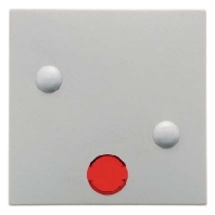 Cover plate for switch/push button white 15721909