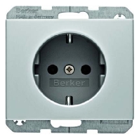 SCHUKO-Steckdose Alu 47157003