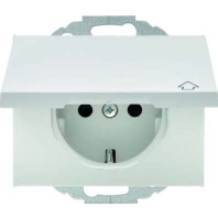 SCHUKO-Steckdose pws m.Klappdeckel 47477109