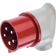 CEE plug 32A 5p 6h 400 V (50+60 Hz) red 578201