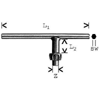 Drill holder key 1 607 950 041