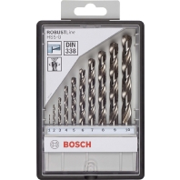 Metallbohrer-Set 10-tlg. Robustline HSS-G 2 607 010 535