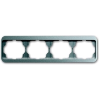 Rahmen 4-fach titan, waager.,alpha 1724-266