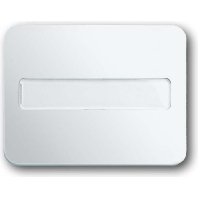 Cover plate for switch/push button white 1781-24G