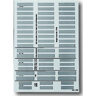 Beschriftungsbogen transparent 1799/03