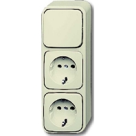 Combination switch/wall socket outlet 2601/6/2300/2 EAP