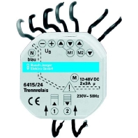 Trennrelais 2f. f.Gleichstromantrieb 6415/24