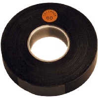 Adhesive tape 10m 19mm black No. 60 0.5x19x10