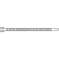 Cable tie 2,5x100mm black KS 2.5/100 sw