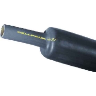 Medium-walled shrink tubing 19/6mm black SRUM/19-6/1000 sw