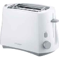 2-slice toaster 825W white 331 ws
