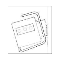 Storage heater fixing set 19-400514