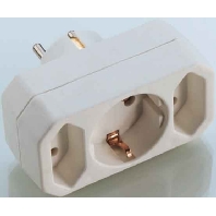 Socket outlet strip white EA9