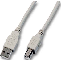 USB-Anschlusskabel A auf B 0,5m gr USB2.0 K5255.0,5