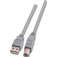 USB-Anschlusskabel A auf B 1,0m gr USB2.0 K5255.1