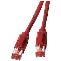 Patchkabel Cat.6A 2xHRS TM21 0,5m rot K8052.0,5 rt