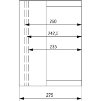 Distribution cabinet (empty) 375x375mm CI44E-250