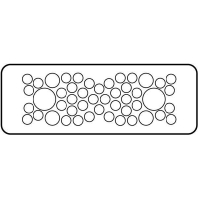 Moosgummidurchsteckflansch IP54 f. CI-Geh. FL4-D