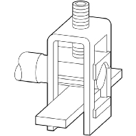 Sammelschienenklemme f. CU 20x5(x10,x15) K20X10