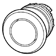 Pilzdrucktaste rot,rastend,blanko M22-DRP-R