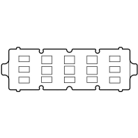 Busbar support 5-p SH0635/4