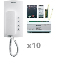 Door station set 10 phones AKB-10i2-BusKit