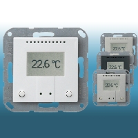 EIB KNX Temperature sensor, ELS 70358 KNX T-B-UP, white