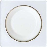 Cover plate for dimmer cream white 207010