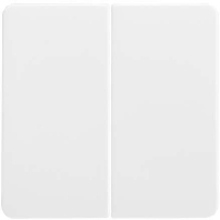 Cover plate for switch/push button white 213504