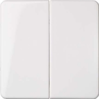 Cover plate for switch/push button white 233504