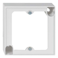 Surface mounted housing 1-gang white 274104