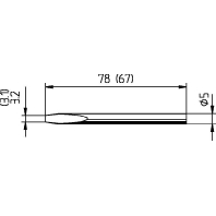 Soldering tip 0032KD/SB