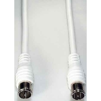 Coax patch cord F connector 2,5m FAS25