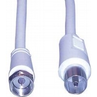 Coax patch cord F connector 2,5m FK25