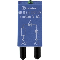 LED rt + Diode 6..24VDC f.Fas. 94.82/83/84 99.80.9.024.90