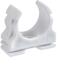 Clamp for cable tubes 16mm clipfix-UV 16 ws