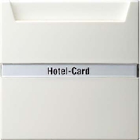 Push button 1 change-over contact white 014040