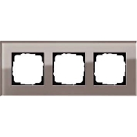 Abdeckrahmen 3fach Esprit Glas Umbra 0213122