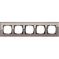 Abdeckrahmen 5fach Esprit Glas Umbra 0215122