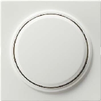 Cover plate for switch/push button white 026140