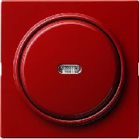 Cover plate for switch/push button red 029043