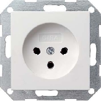 Socket outlet (receptacle) HNA white 047903