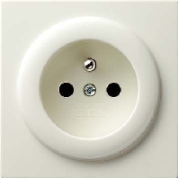 Socket outlet (receptacle) white 048440