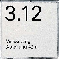 Labelling for domestic switching device 107100