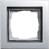 Frame 1-gang aluminium 1253651