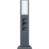 Light/energy pole IP44 anthracite 134928