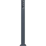 Light/energy pole IP44 anthracite 135628