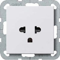 Socket outlet (receptacle) white 284027