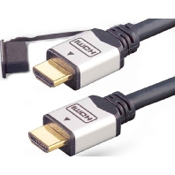 HDMI High-Speed-Kabel Ethern.,1m,si/swlose HDMI401/1Lose