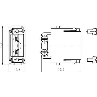 Adapter-Modul ohne D-Sub-Einsatz 09 14 000 9931